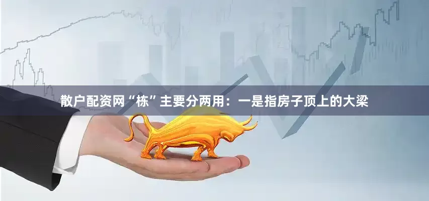 散户配资网“栋”主要分两用:一是指房子顶上的大梁