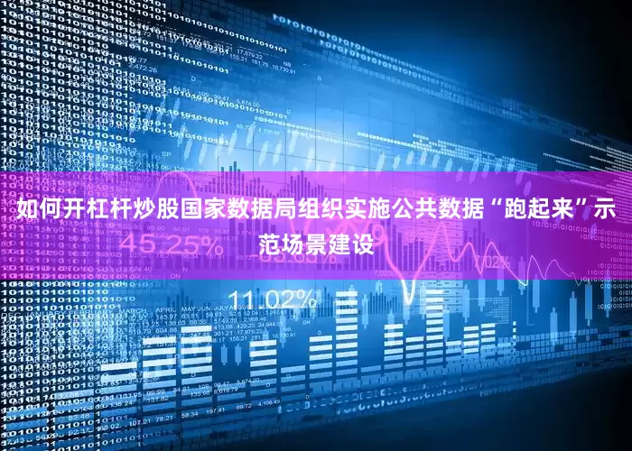 如何开杠杆炒股国家数据局组织实施公共数据“跑起来”示范场景建设